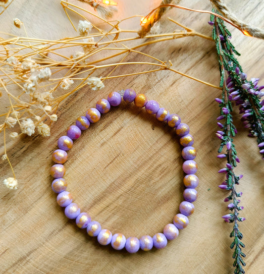 💜 Bransoletka „Fioletowa Aura” – jadeit