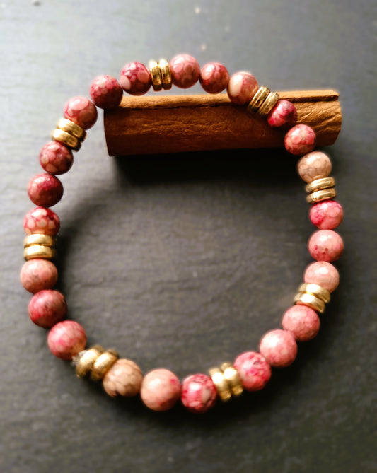 ❤️ Bransoletka „Czerwona Moc Natury” – maifanit