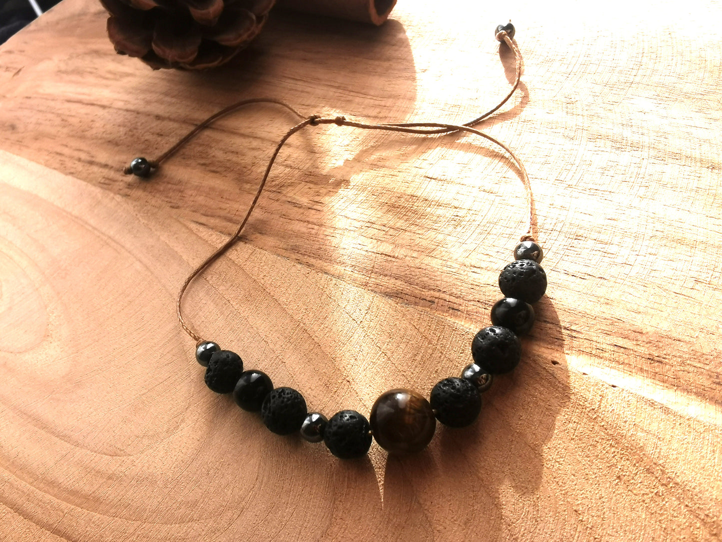 🐅 Męska bransoletka - Siła. Odwaga. Ochrona na sznurku ✨