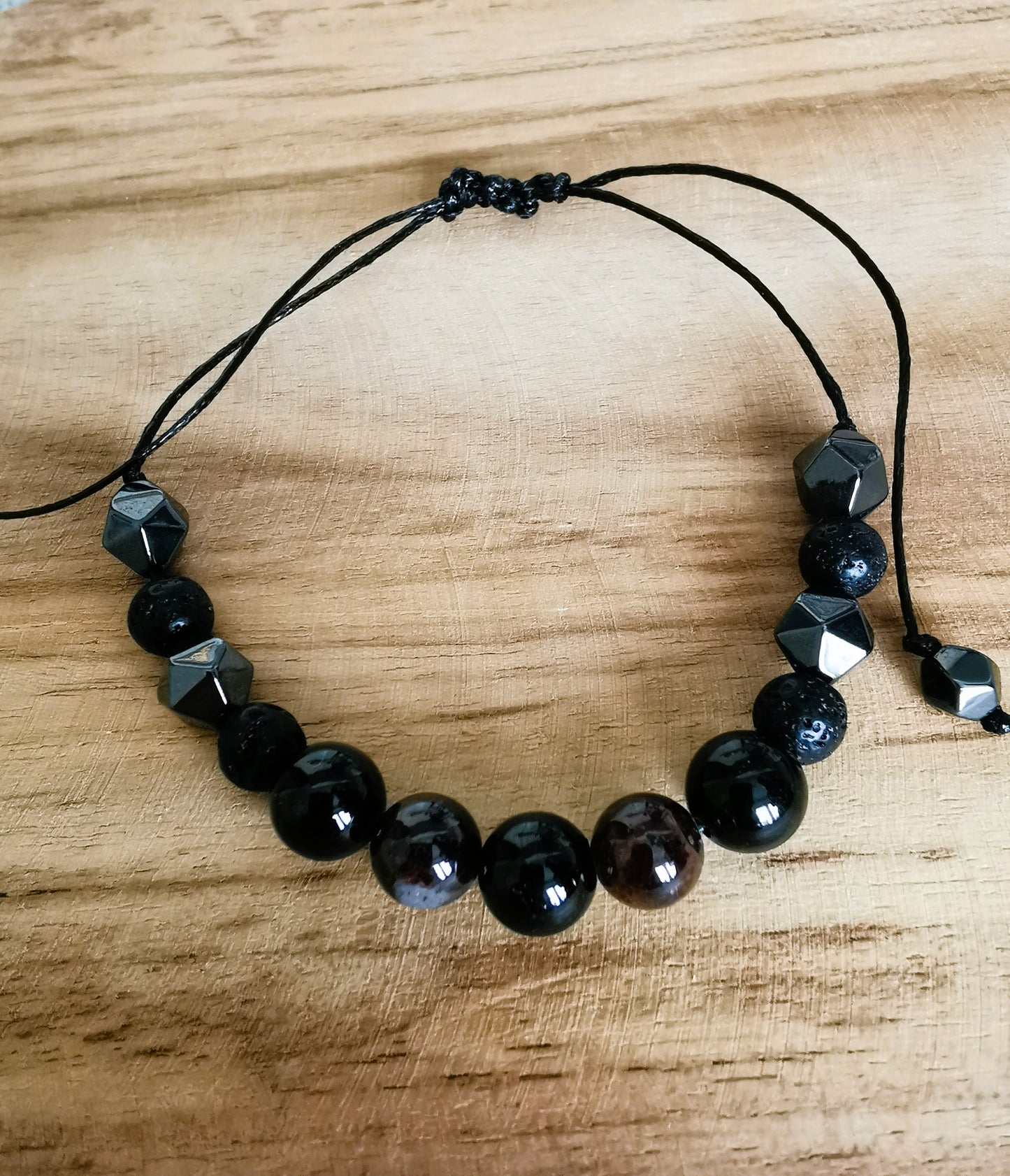 Męska bransoletka na sznurku dla Koziorożca ♑🌙