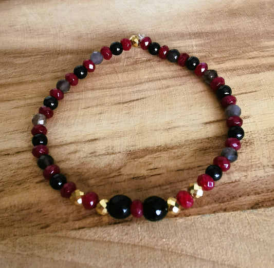 ♑ Bransoletka damska na lince jubilerskiej – Koziorożec ♑