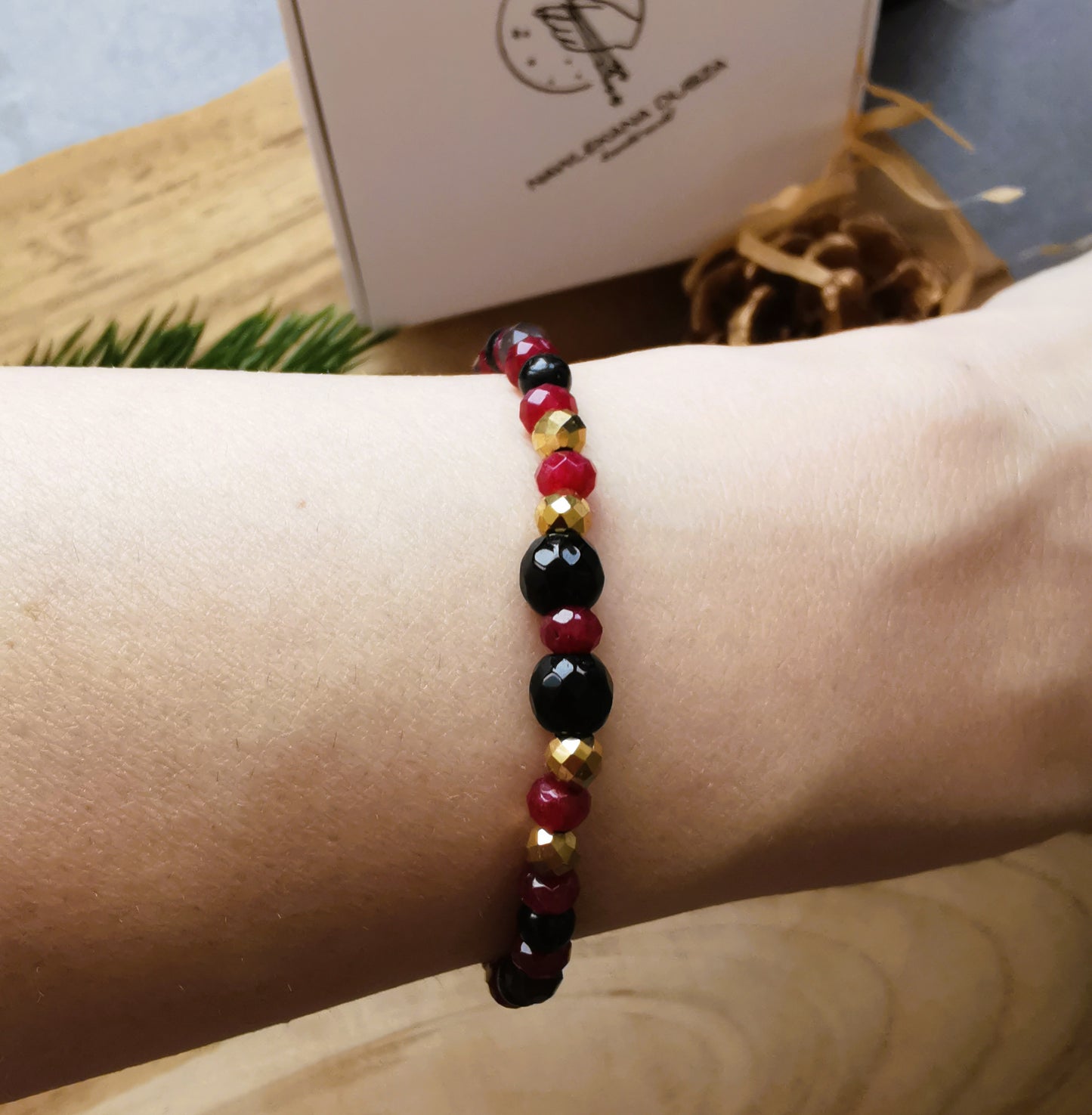 ♑ Bransoletka damska na lince jubilerskiej – Koziorożec ♑