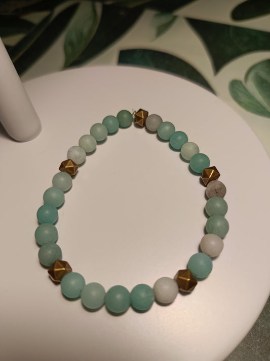 Bransoletka "Spokój amazonitu"