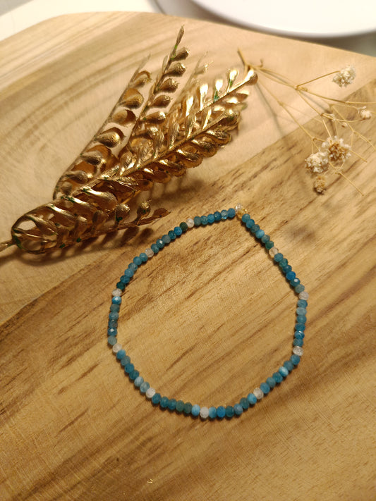 Bransoletka "Morska Bryza" 🌊 apatyt, cytryn ✨