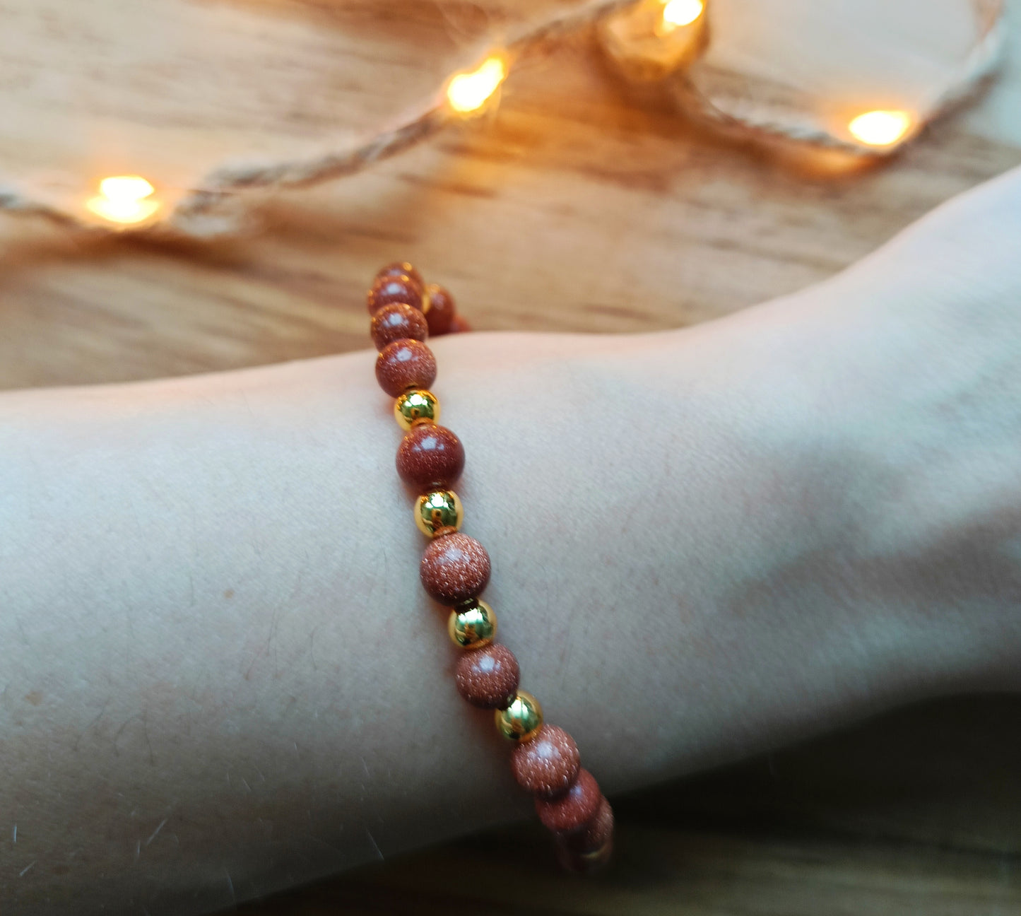 💛Bransoletka Piasek Pustyni i Hematyt 🏜️