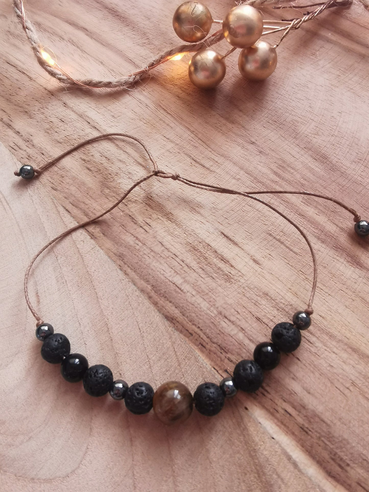 🐅 Męska bransoletka - Siła. Odwaga. Ochrona na sznurku ✨