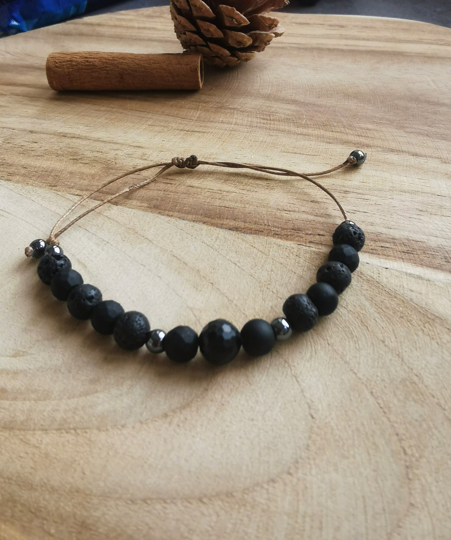 ✨ Męska bransoletka na sznurku  - Siła. Ochrona. Spokój 💫