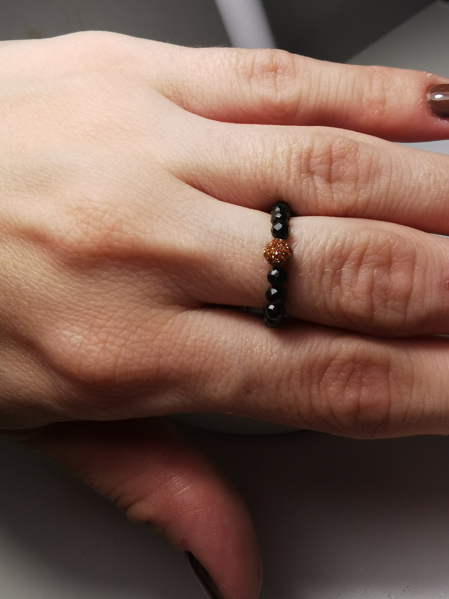 Pierścionek „Złota Cyrkonia” – Cyrkonia • Piasek Pustyni