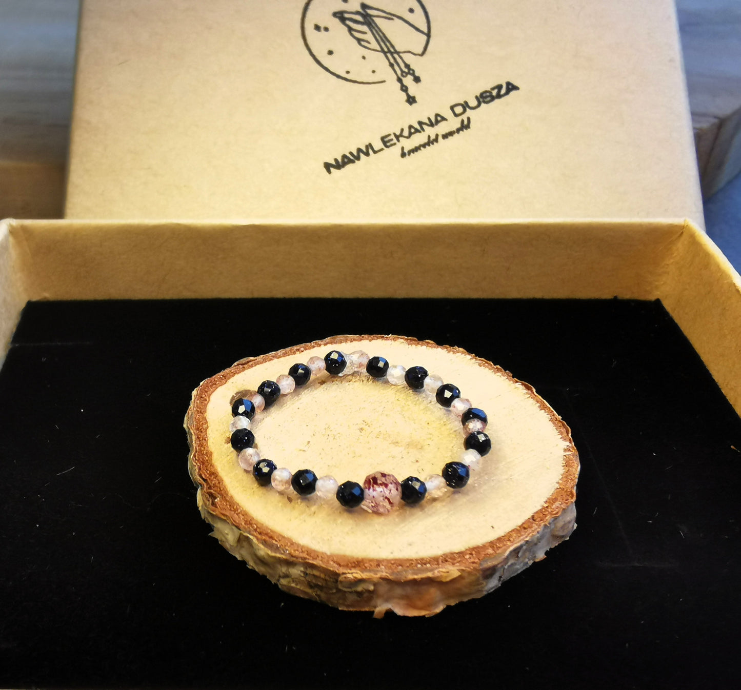 Pierścionek „Nocny Kryształ” – Noc Kairu • Kryształ Górski