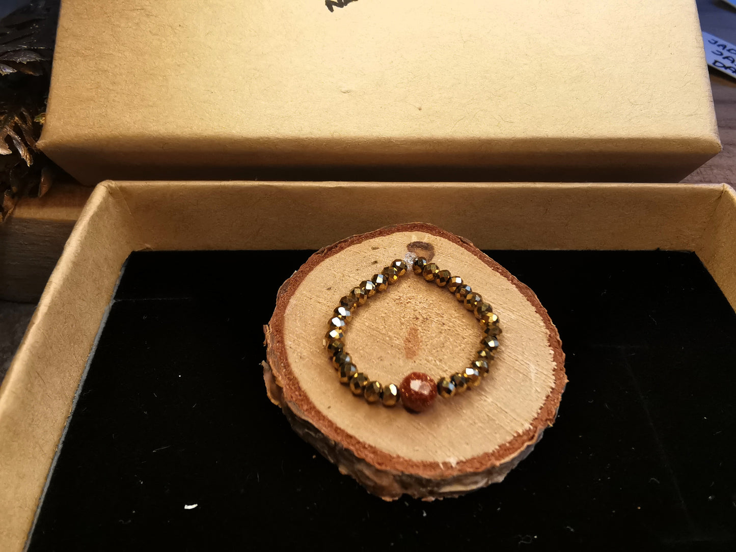 Pierścionek „Pustynny Blask” – Hematyt • Piasek Pustyni