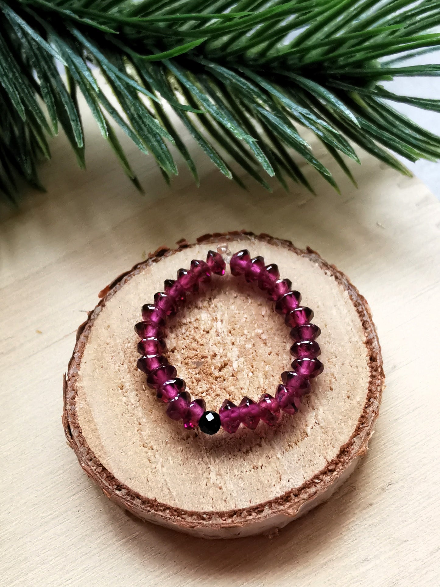 Pierścionek „Moc i Ochrona” – Granat & Turmalin