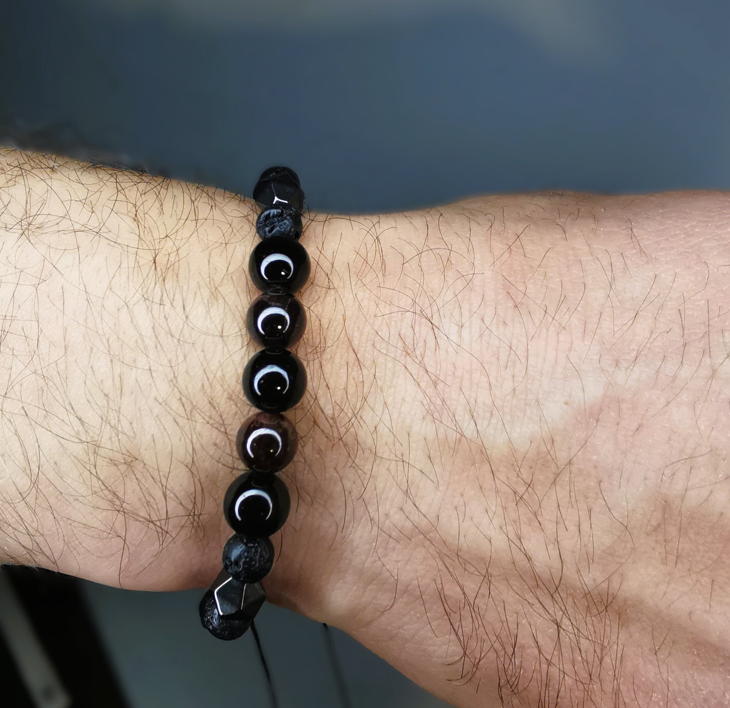 Męska bransoletka na sznurku dla Koziorożca ♑🌙