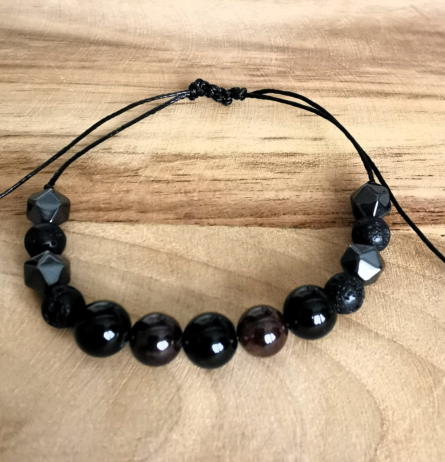 Męska bransoletka na sznurku dla Koziorożca ♑🌙