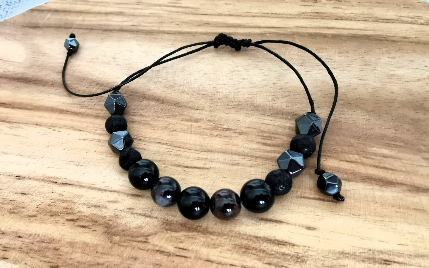 Męska bransoletka na sznurku dla Koziorożca ♑🌙