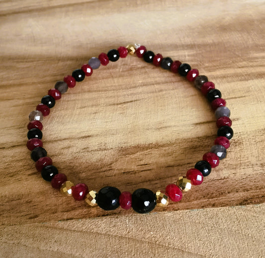 ♑ Bransoletka damska na lince jubilerskiej  – Koziorożec ♑