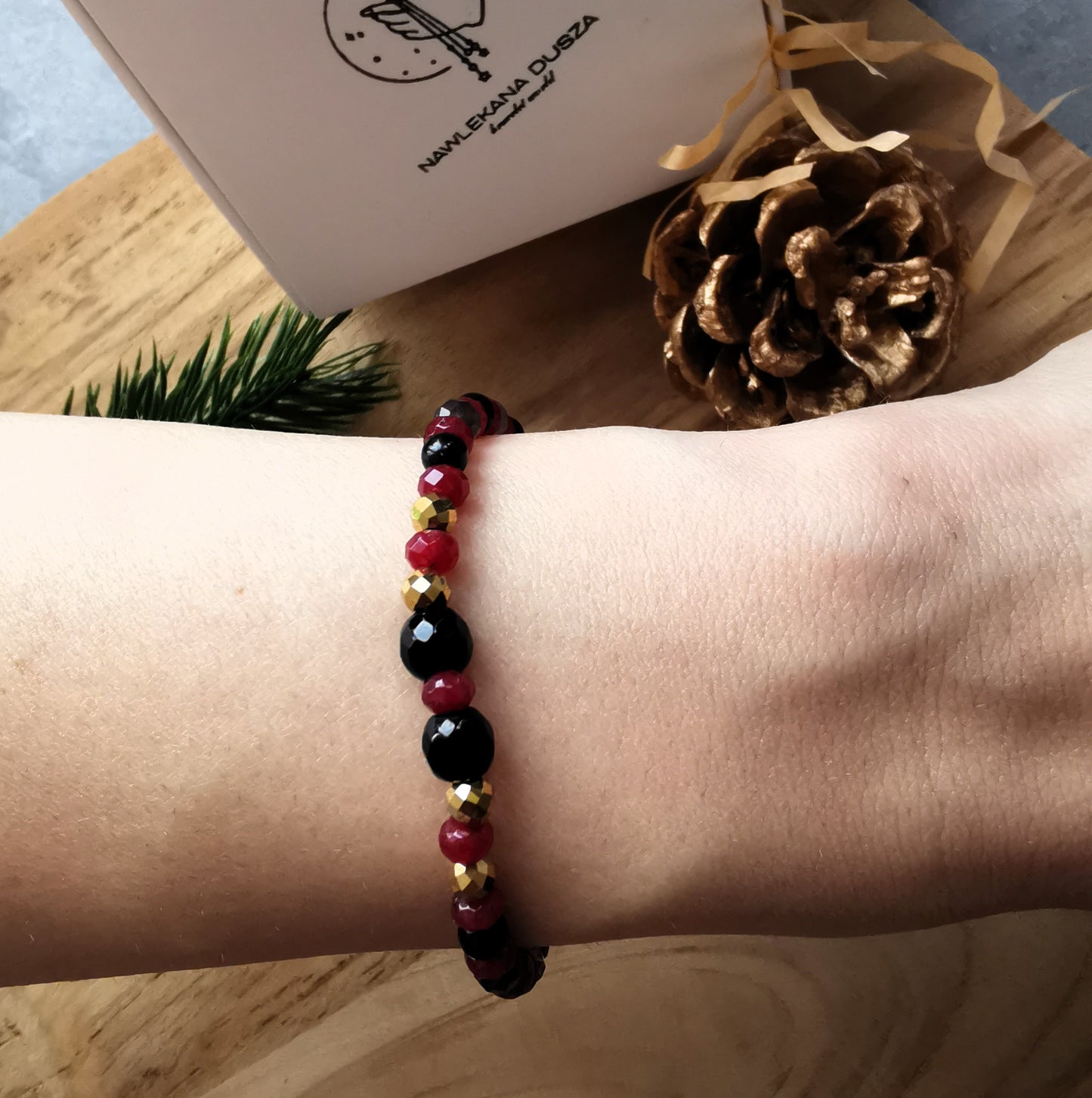 ♑ Bransoletka damska na lince jubilerskiej  – Koziorożec ♑